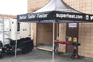 Display of Superheat SmartWay heat treatment equipment