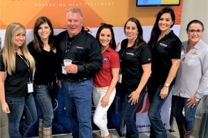 Superheat Employees at a Heat Treatment Tradeshow