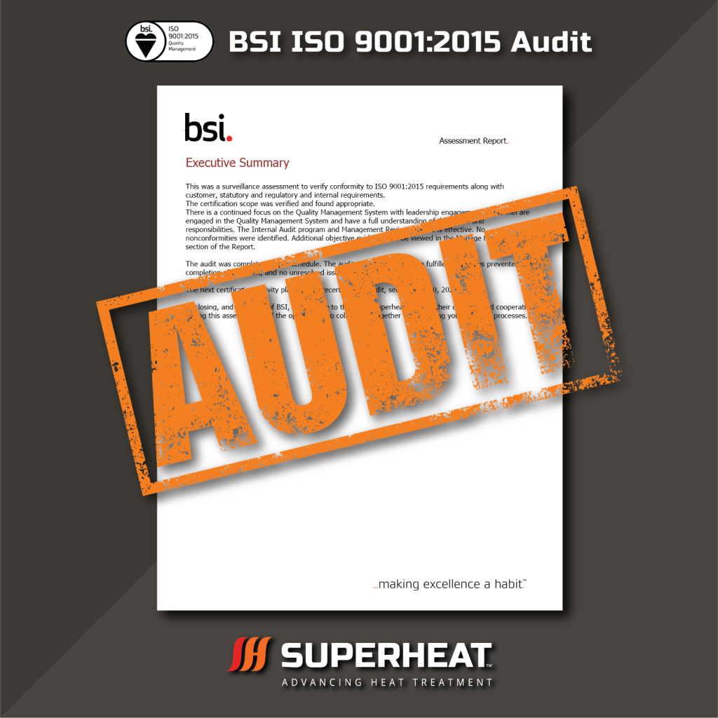 BSI ISO 9001:2015 Recertification