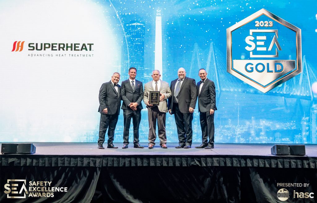 Superheat attends the Safety Excellence Awards for onsite heat treatment