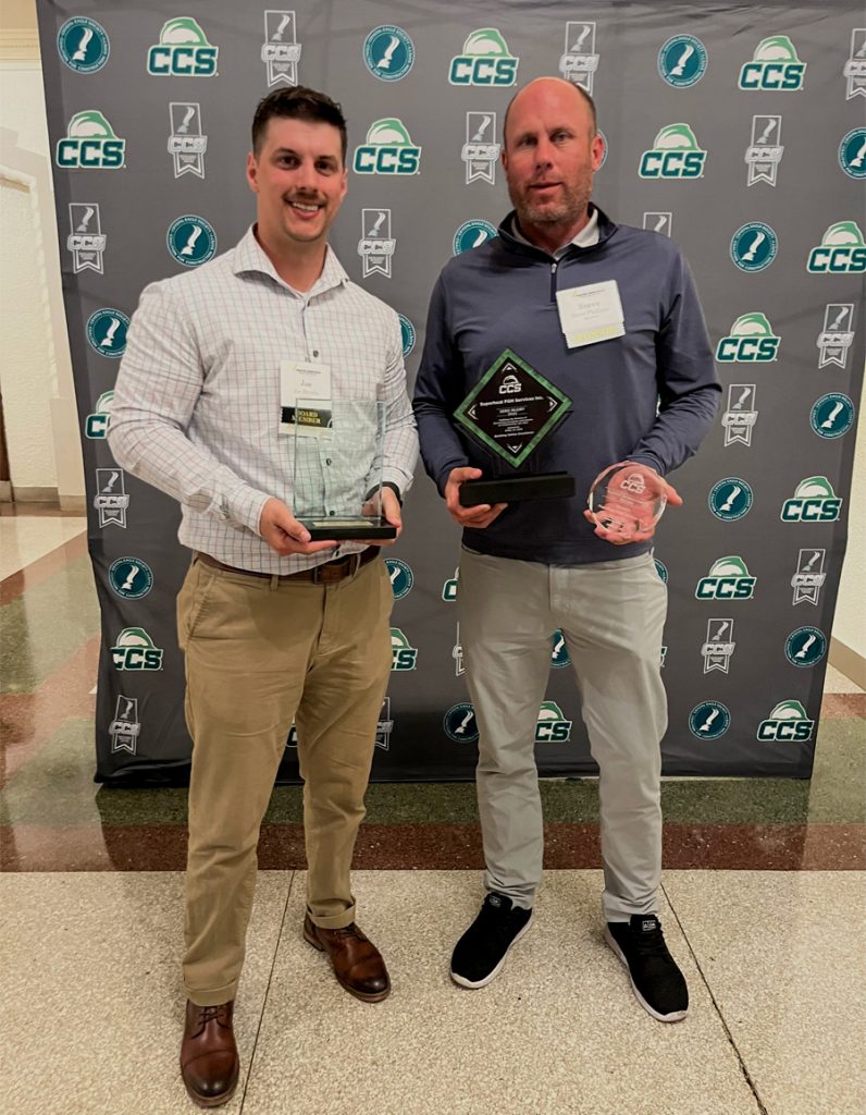 Superheat members Joe and Steve at the CCS awards