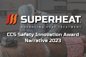 On-site field technician setting up a post weld heat treatment