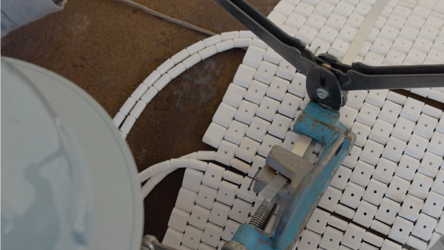 Set up of weld preheating services on a pipe