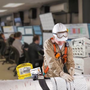 Superheat SmartWay on-site heat treatment services being performed by a heat treatment technician.