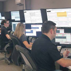 SmartCenter operators remotely controlling pwht services and preheat weld treatment.