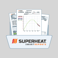 SmartReports documenting post weld heat treatment services and preheating data