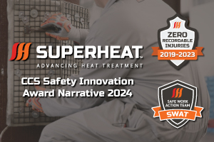 Superheat safety innovation award narrative for safe and innovative on-site heat treatment services