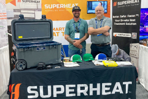 Andrew Goodrich and Tim Litchauer at Downstream USA 2025.