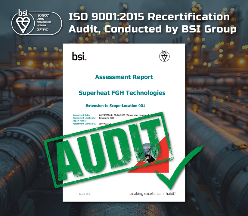 Superheat Successfully Achieves ISO 9001:2015 Recertification